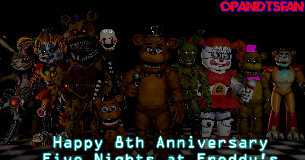 Steam 创意工坊::UCN Fredbear (Happy late 8th Anniversary FNAF!)