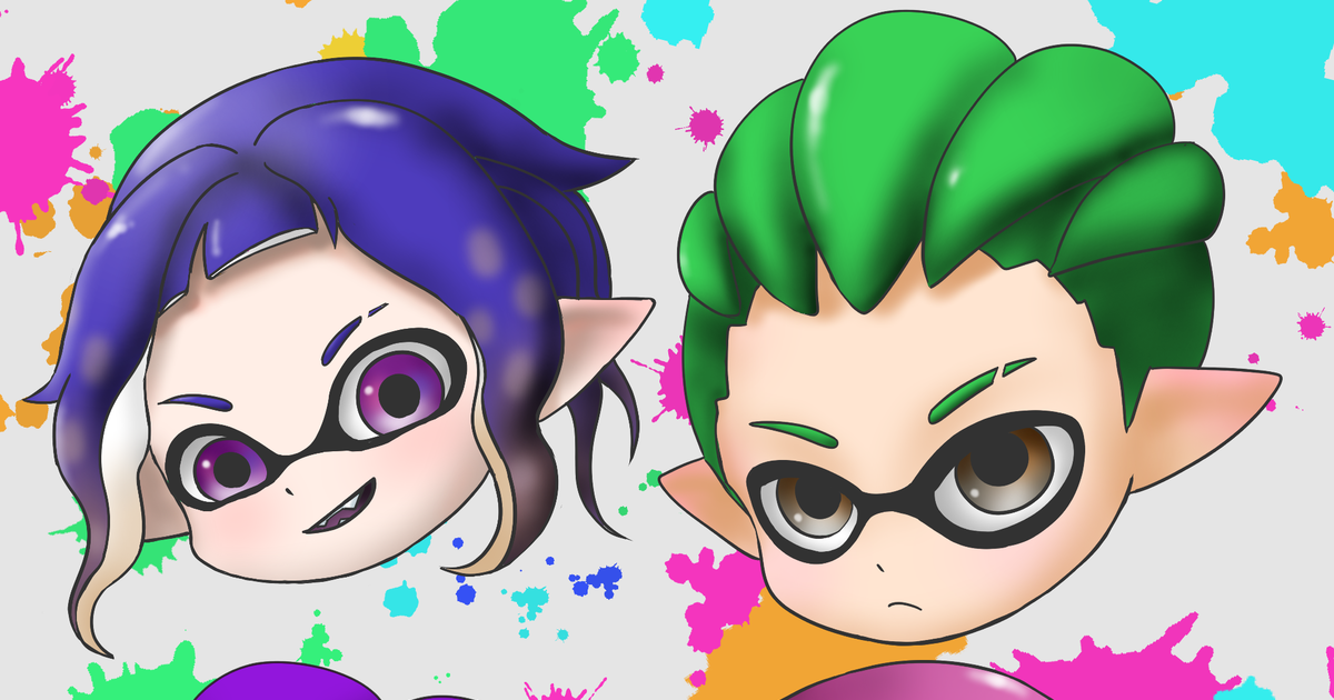 Splatoon Splatoon 3 Splatoon 2 スプラ3フリーアイコン Twitter Pixiv