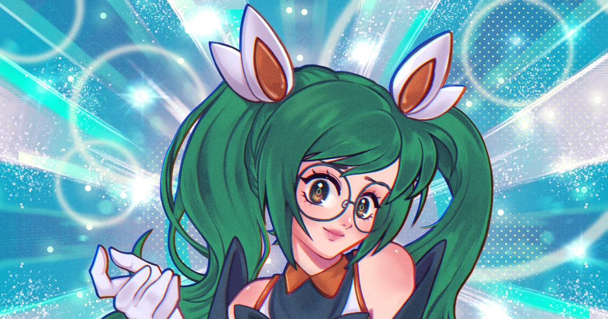 Digital, Leagueoflegends, Digitalart / Star Guardian Sona - pixiv