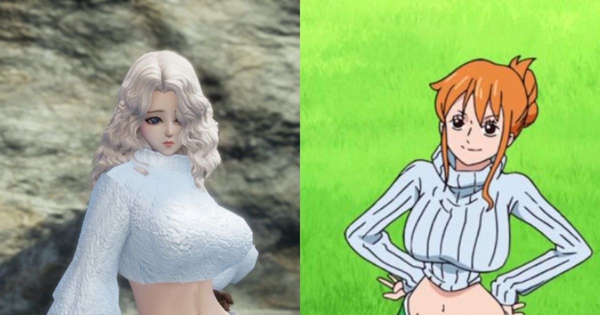 Bns Nami Sweater Wip Asuraのイラスト Pixiv