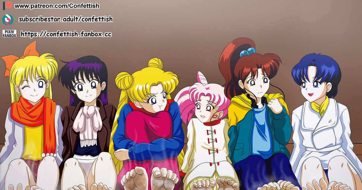 Footfetish Confettish Foot Reward Sailor Moon Pixiv 