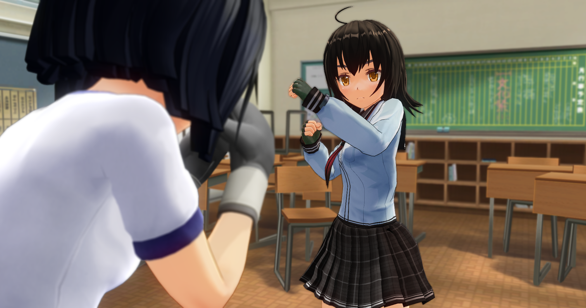 Womens Boxing Breast Punching Catfight School Battle 1 Pixiv 