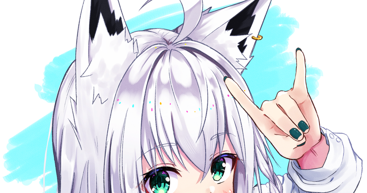 Fubuki Shiragami Hololive Fox Ears フブちゃん Pixiv