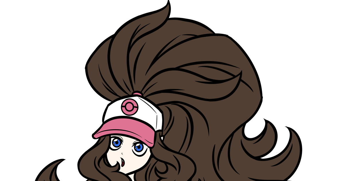 hilda, pokemon, long hair / Hilda Request - pixiv