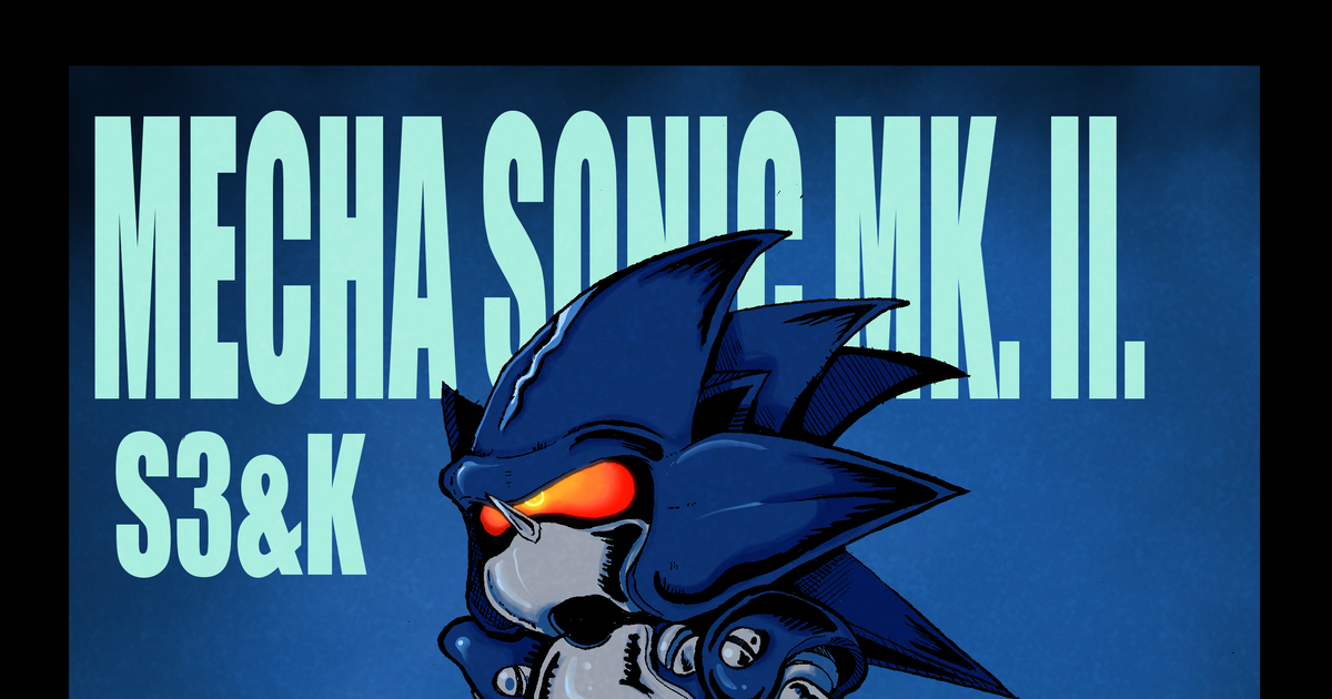 Mecha Sonic II (My fanart) : r/SonicTheHedgehog