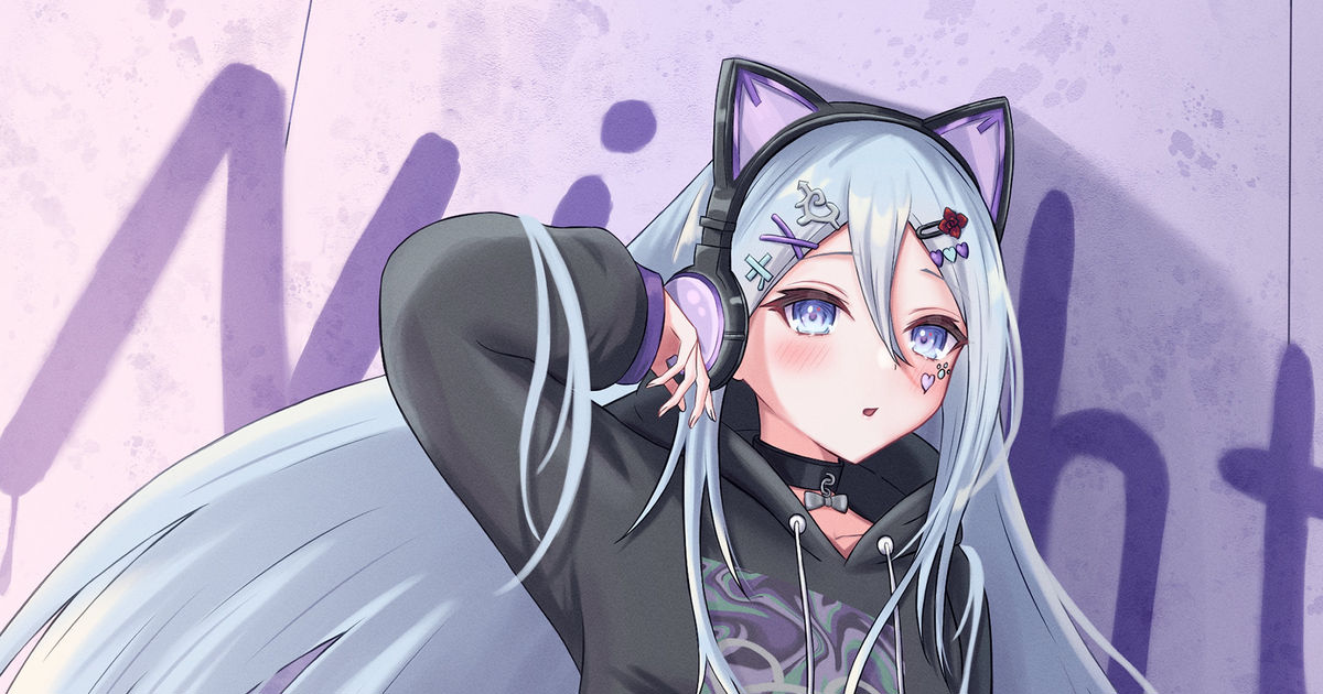 Yoisaki Kanade Prskfa Cat Ears Headphones 宵崎奏 Pixiv 