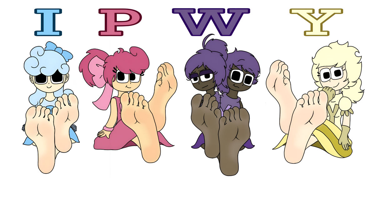 Alphabetlore, Feet, Girls / Alphabet lore: I-P-W-Y - pixiv