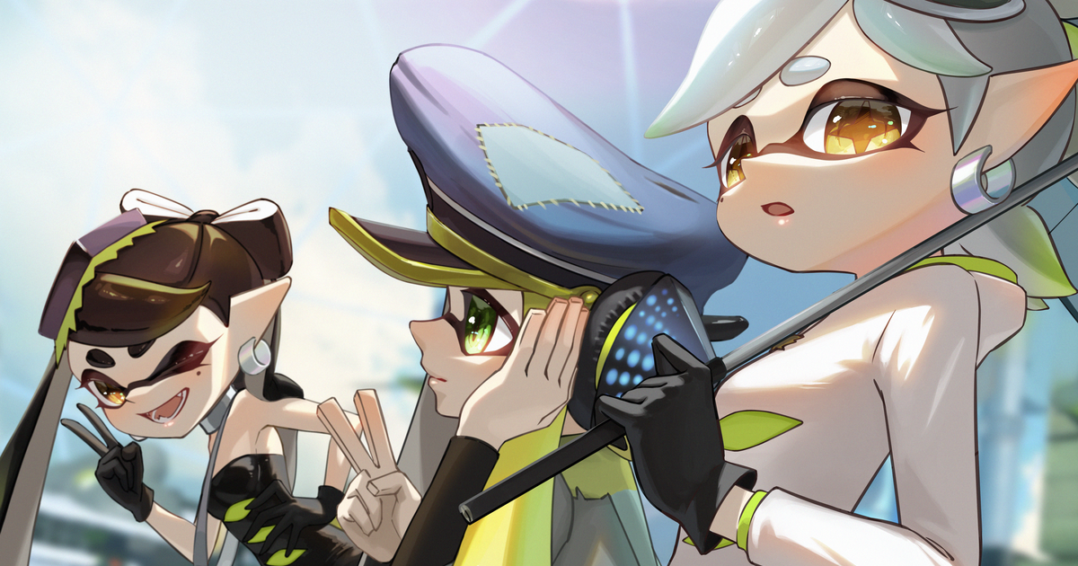 スプラトゥーン3 手描き色紙イラスト - 日用品/インテリア