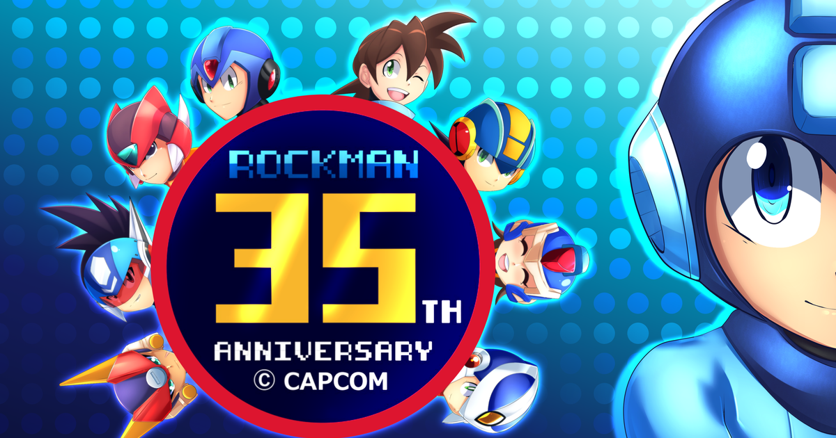 Megaman Megaman X X Mega Man Rockman 35th Anniversary Pixiv 