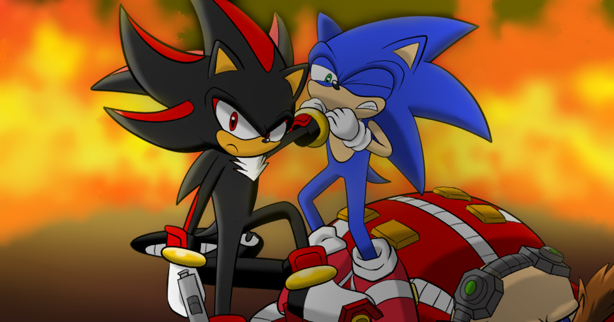 sonicthehedgehog, sonic the hedgehog, sonadow / protection - pixiv