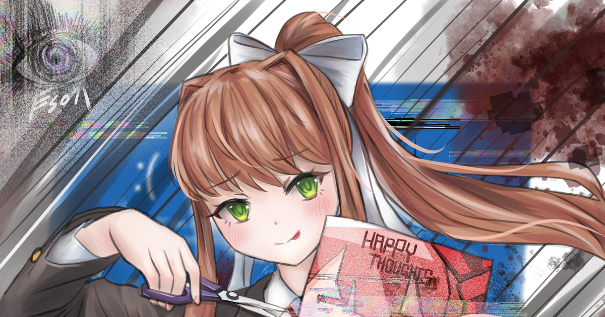 DDLC, DokiDokiLiteratureClub!, Doki Doki Literature Club! / Monika - pixiv