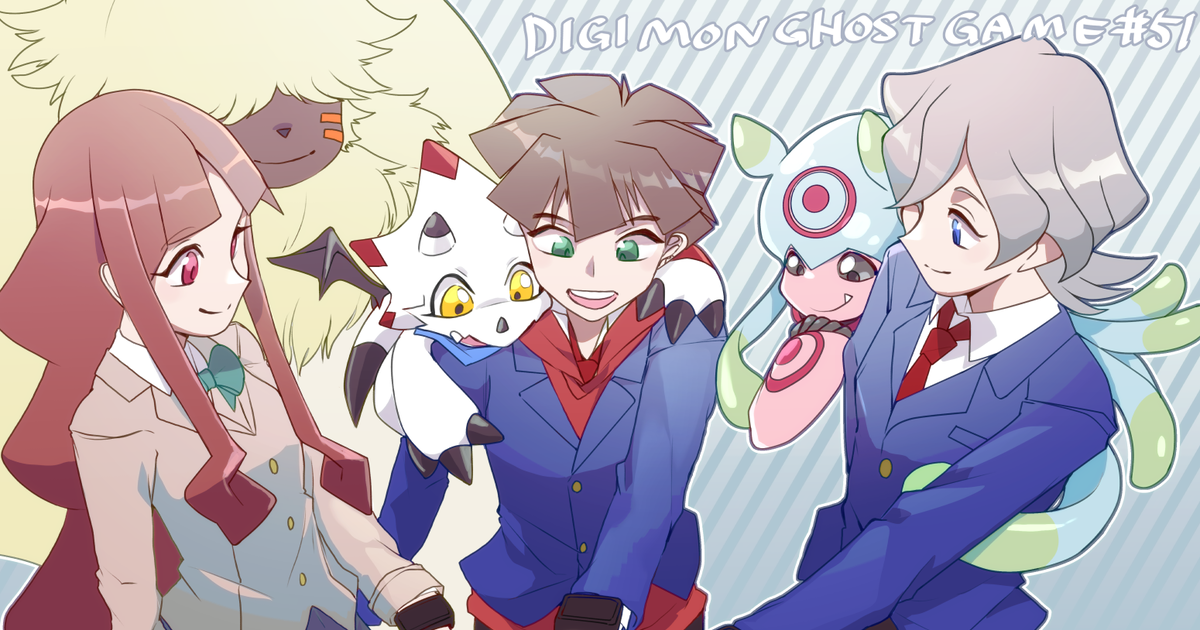 Digimon Ghost Game OC] Nanase and Gardiennemon by KlfunsskXD on DeviantArt