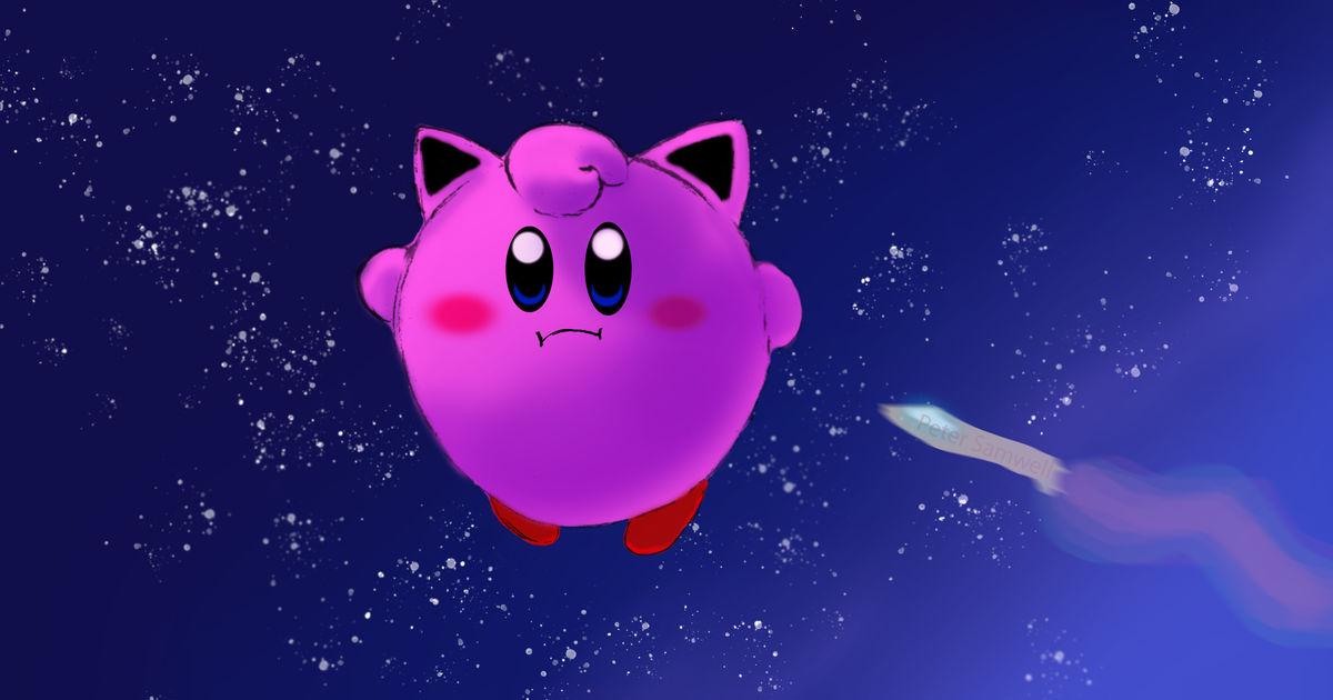 nintendo, Kirby, pokemon / Kirby ate a Jigglypuff - pixiv