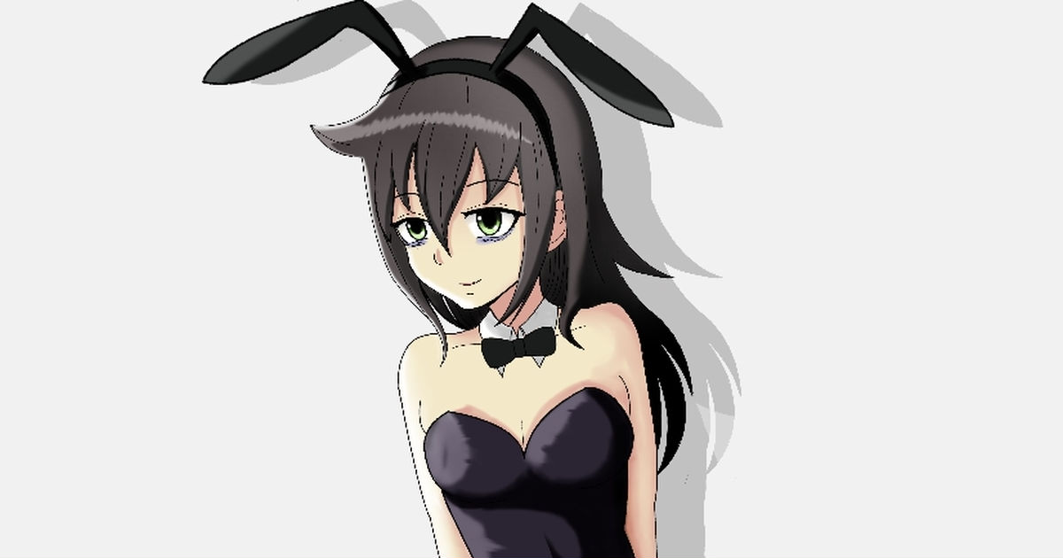 fanart, Bunnygirl, bunnysuit / Aizawa Tomo bunny - pixiv