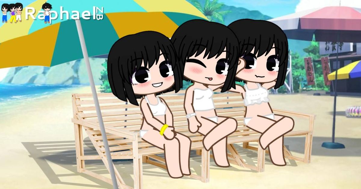 gacha gachaclub bikini Gacha Itseki s Triplets Bikini pixiv