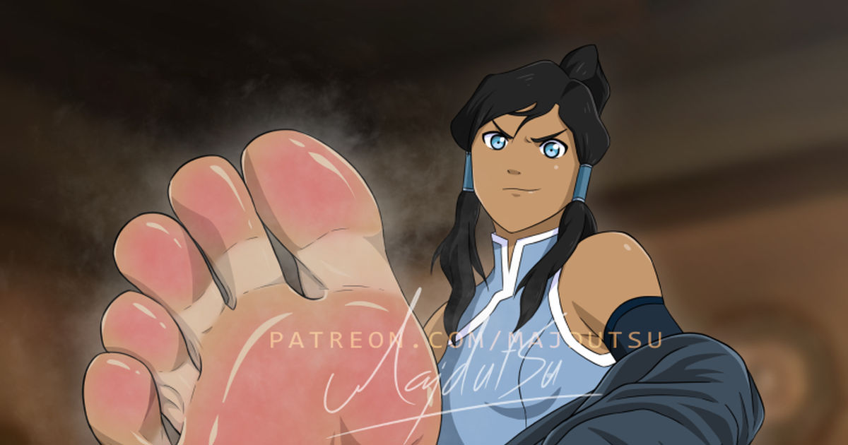 Korra Foot Porn - foot fetishism, sole, barefoot / Korra Feet - Smelly version - pixiv