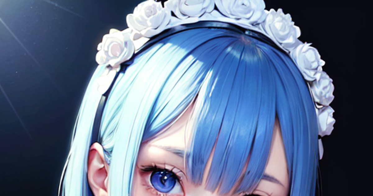 Ai Art] Rem - Re:Zero by The-Sanctuaire on DeviantArt