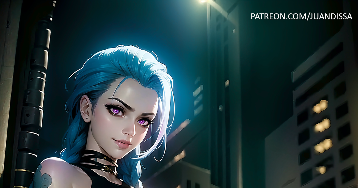 Jinx Arcane League Of Legends Jinx At Night Pixiv