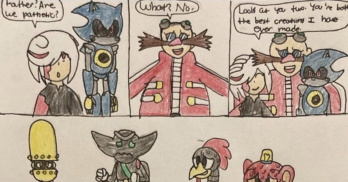 Metal Sonic Eggman Sage Sonic Frontiers Are We Pathetic Pixiv 4026