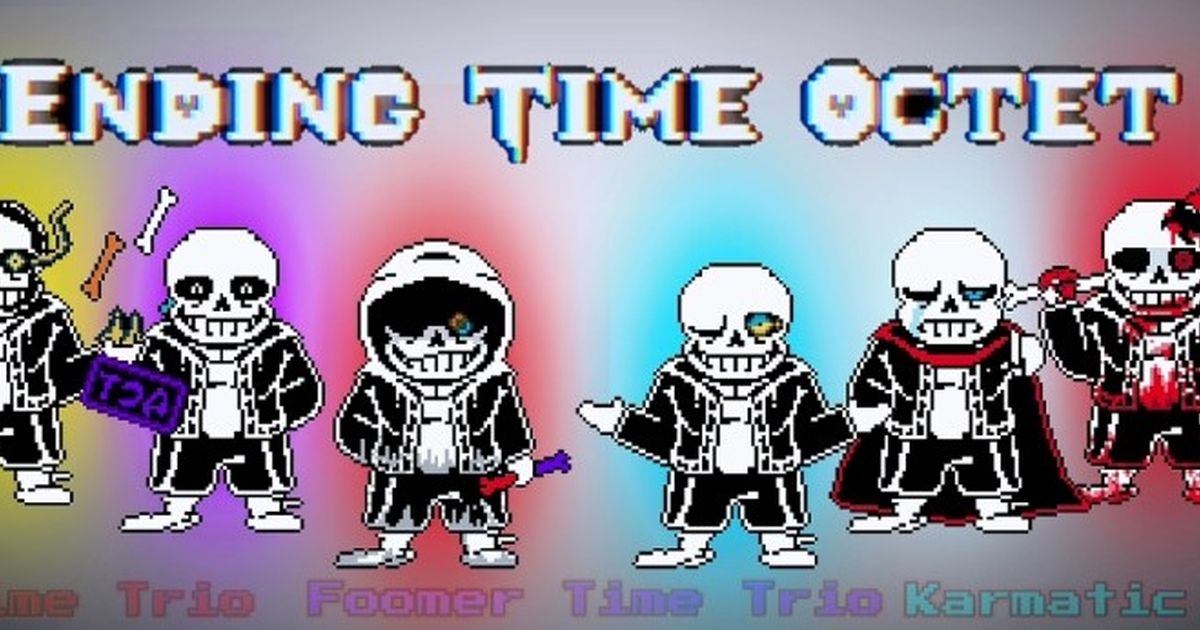 Ending Time Octet Sans Fight - All Soul Types in One Battle!! #undertale # sans #shorts in 2023