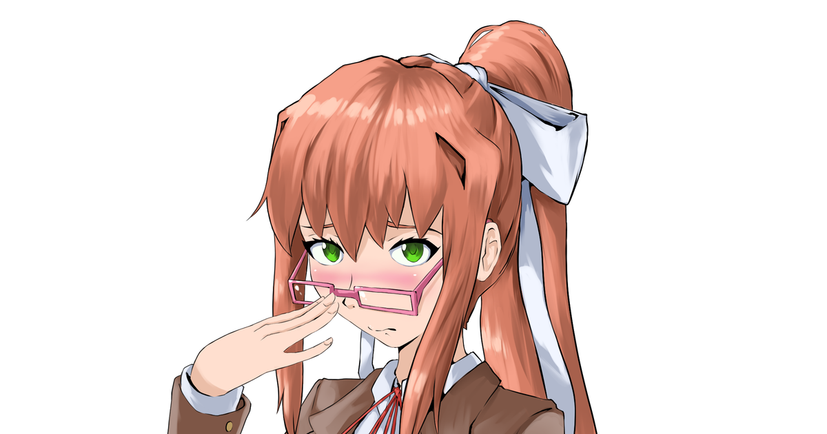 DDLC, DokiDokiLiteratureClub!, Doki Doki Literature Club! / Monika - pixiv