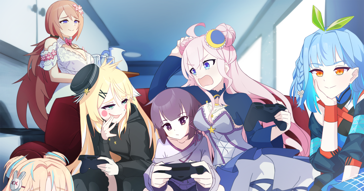 Virtual Youtuber Fallenshadow Soyapoya Sho Harem Pixiv