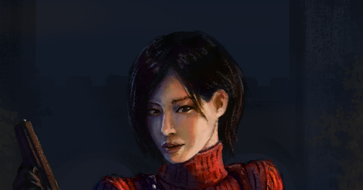 Digital Portrait Digitalart Ada Wong Pixiv