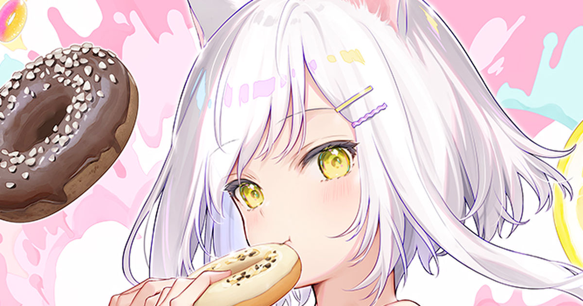 original, donut, lemon / ぜんぶ、わたしの！ - pixiv