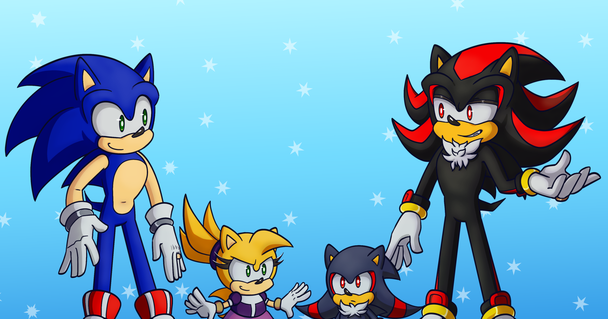 sonicthehedgehog, sonic the hedgehog, sonadow / protection - pixiv