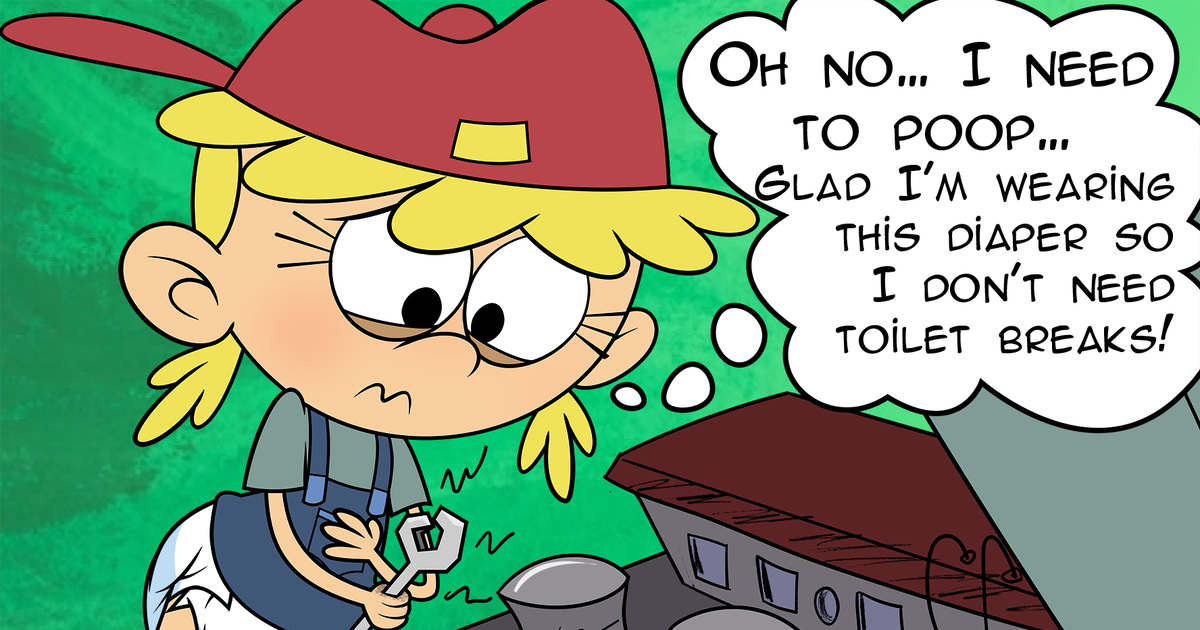 Diaper Lanaloud Theloudhouse Lana Loud Fixer Upper Pixiv 