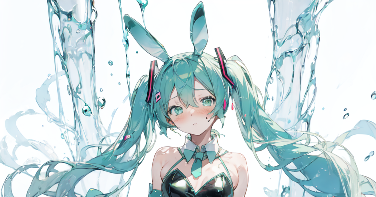 初音ミク 初音ミクバニーガール - KumanoArthurのイラスト - pixiv