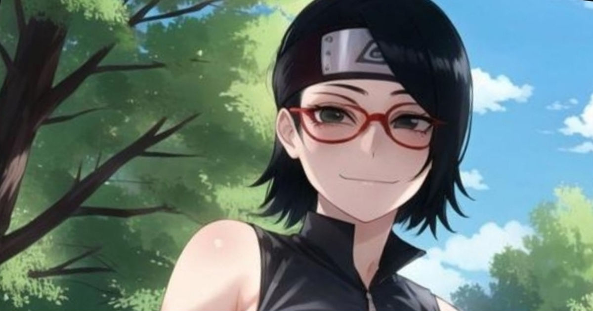 bikini, shorthair, Sarada Uchiha / Sarada time skip - Boruto/Naruto - pixiv