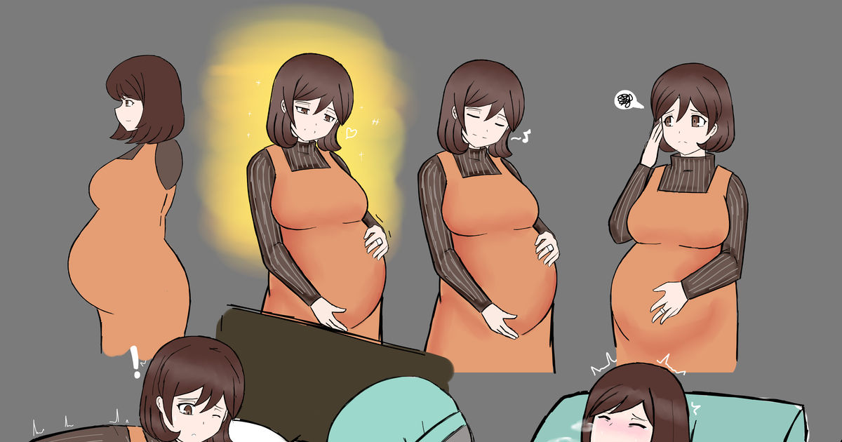 Pregnant Pregnancy Birth Maternity Rkgk Pixiv 