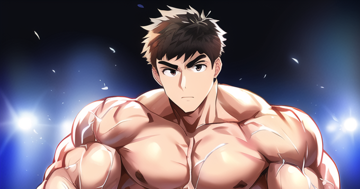 Muscular boy by NovelAi-AnimeArt on DeviantArt