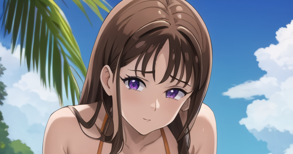 Diane The Seven Deadly Sins anime Diane bikini ai pixiv