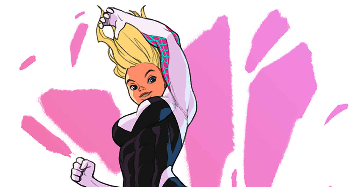 Muscle Muscle Girl Gwen Stacy Spider Gwen Pixiv