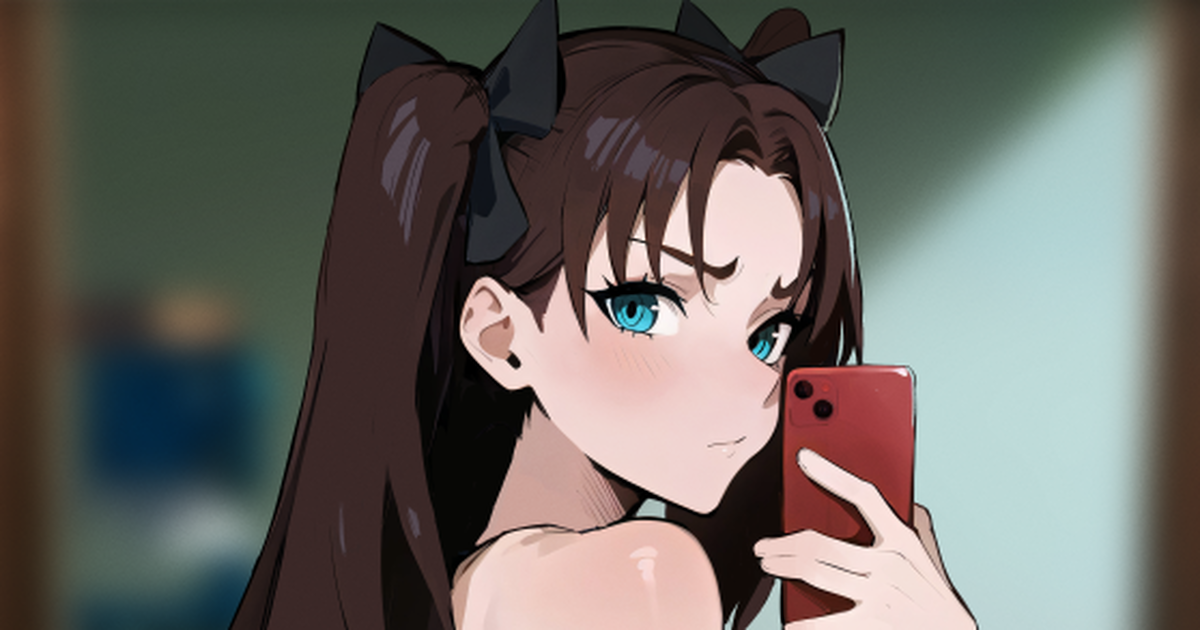 tohsaka rin (fate and 1 more) drawn by hirose3y