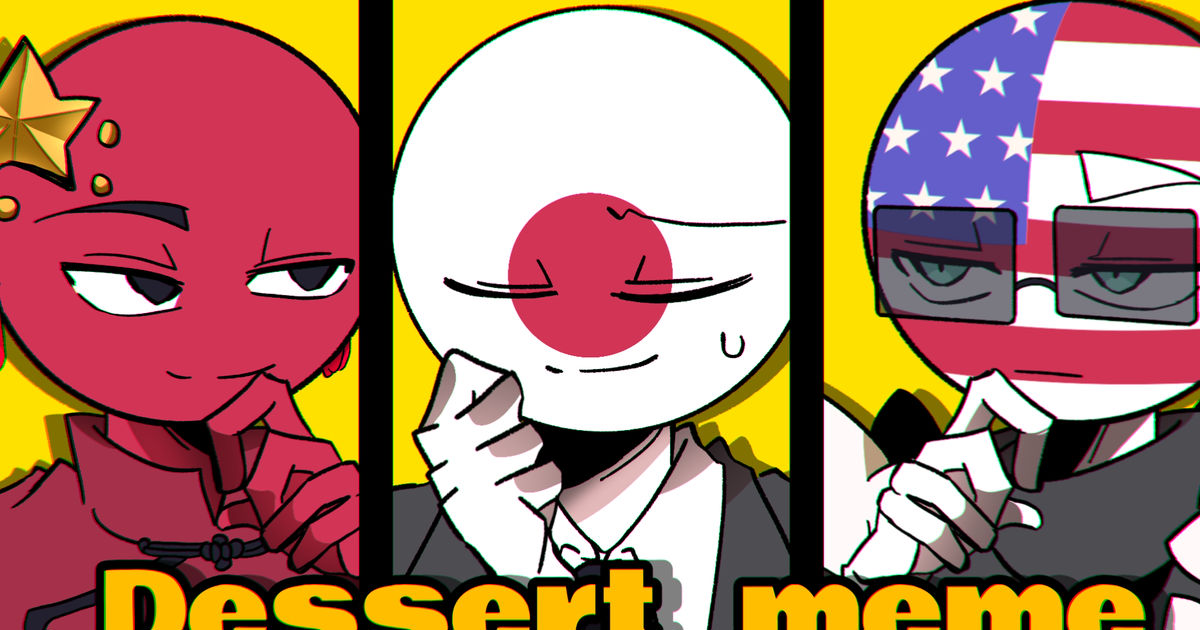 Countryhumans, japan, Korea / World Cup - pixiv