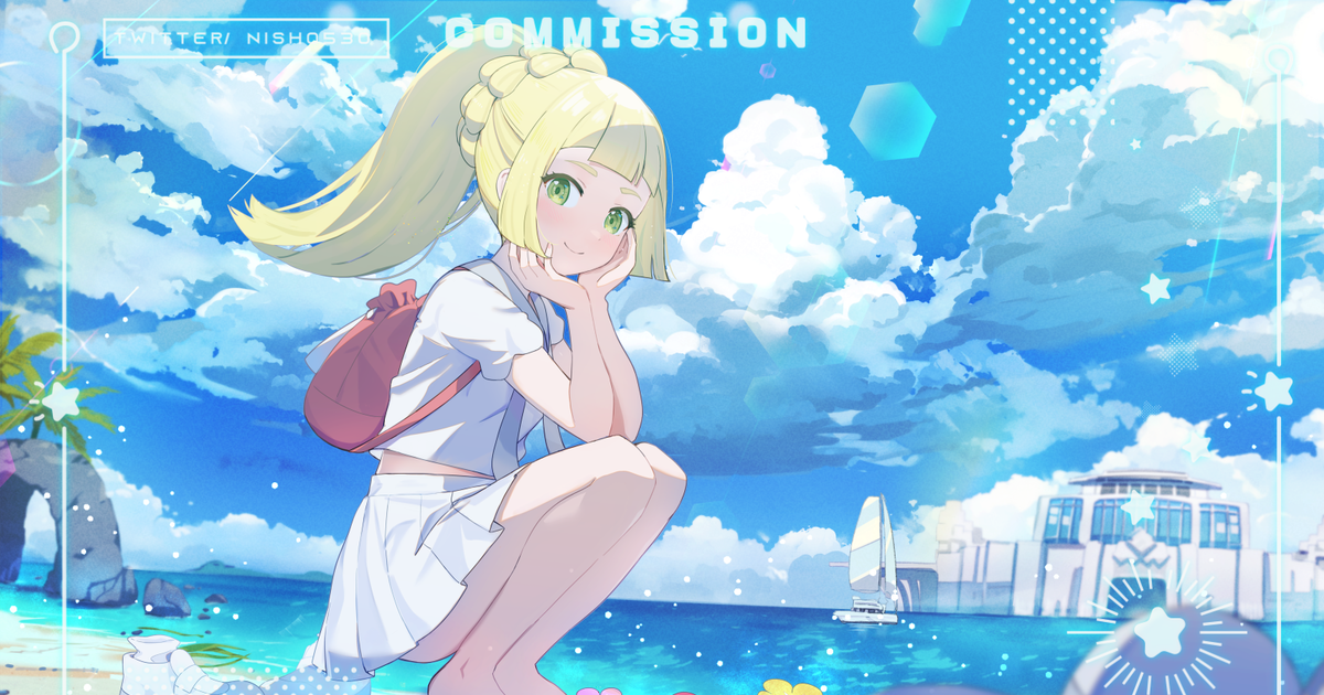 human characters in Pokémon, Lillie (Pokémon), barefoot / リーリエ - pixiv