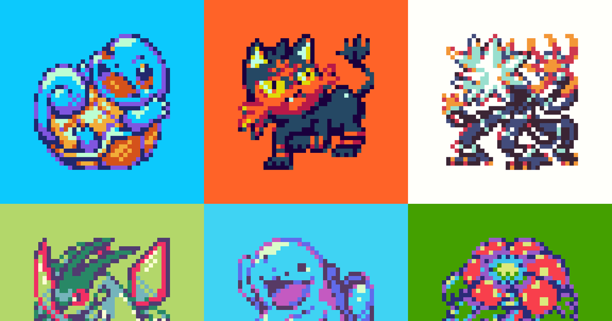 Laïs Roxo - Pokemon Pixel Art