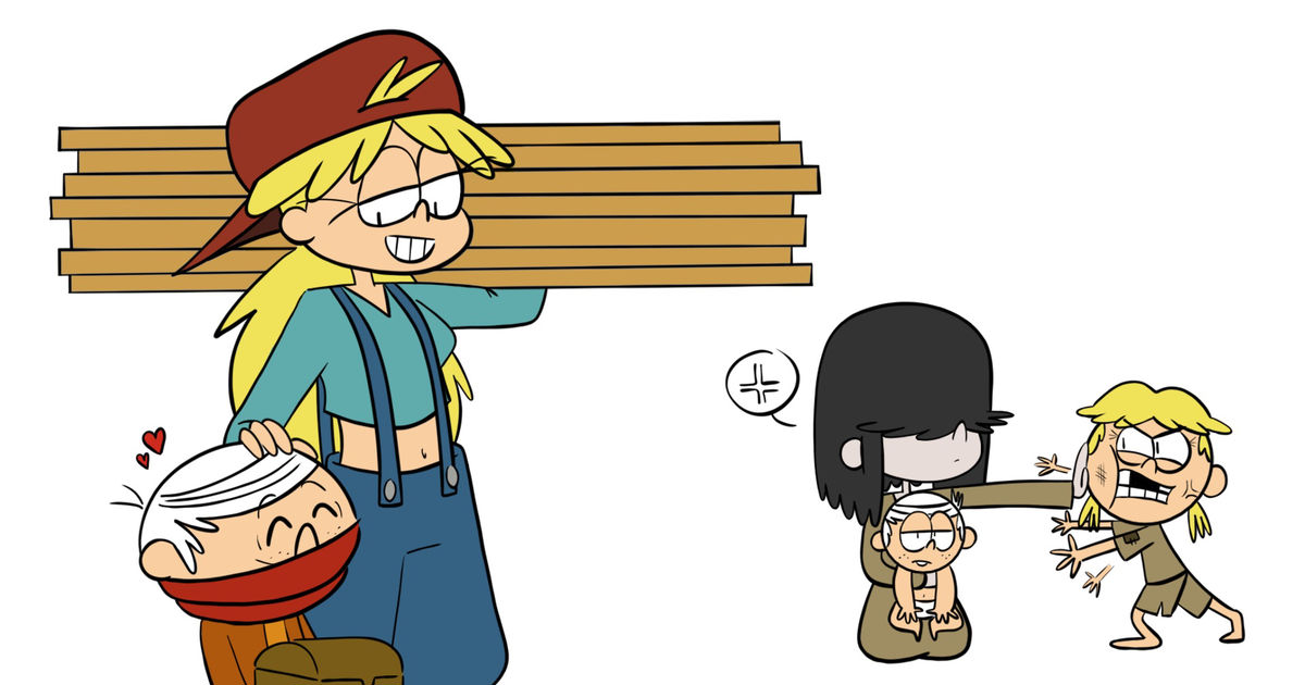 Fanart Lucyloud Lanaloud Lincoln Helping Out Lana Pixiv 1842