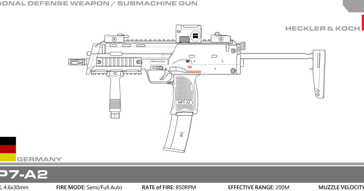 mp7 drawing