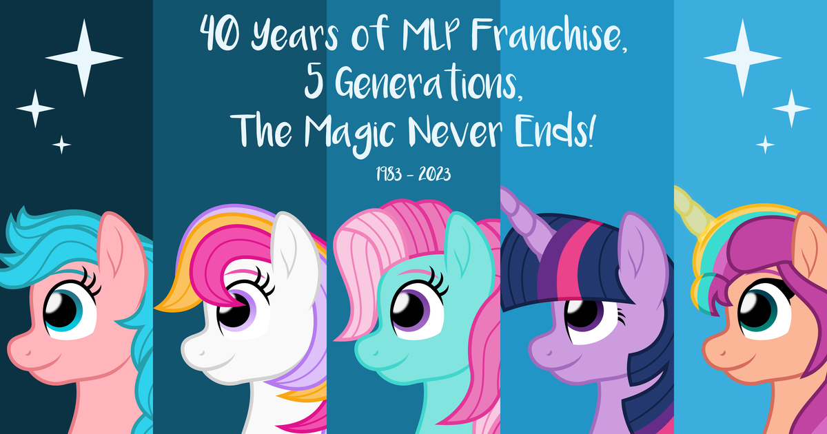 mlp 40 Years of MLP Franchise - Radomila Radonのイラスト - pixiv