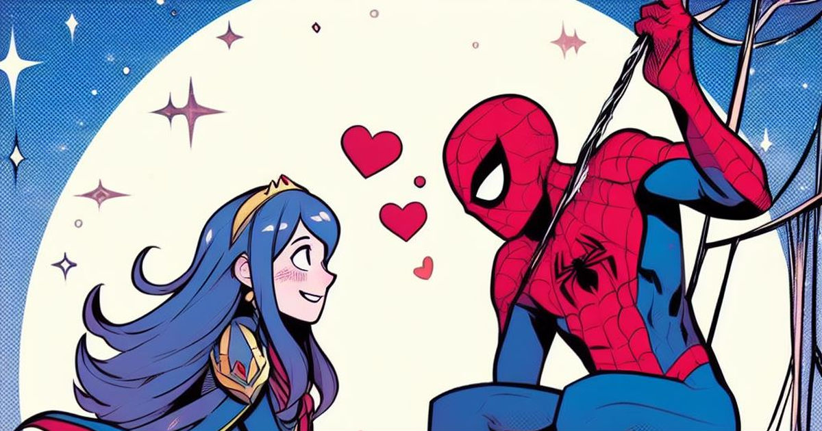 Spider Man Lucina And Spider Man Loverlassy12のイラスト Pixiv 0593