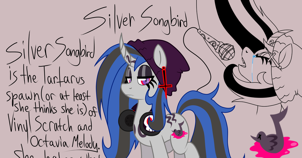 #MLP OctaScratch NG: Silver Songbird - ArtsyGumのイラスト - pixiv