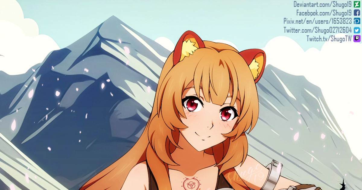 Cute Tanuki girl Raphtalia: Tate no Yuusha no Nariagari art