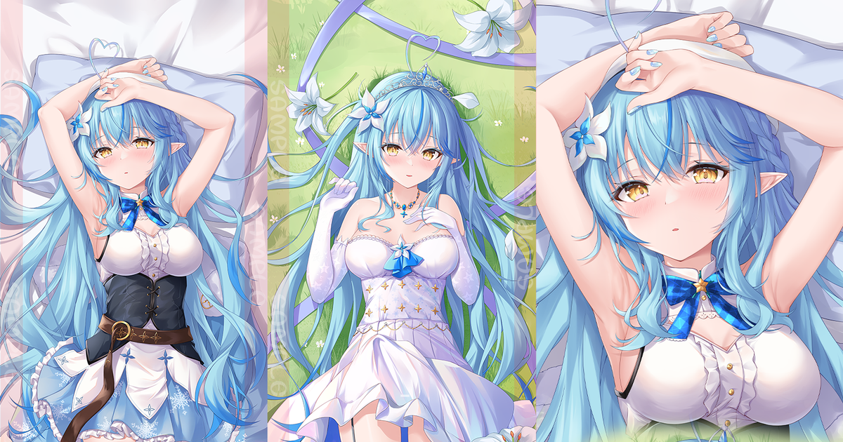 girl, dakimakura, dakimakura cover / *雪花ラミィ抱き枕カバー- pixiv