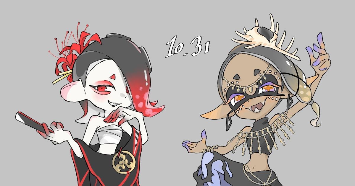 スプラトゥーン3 ハロウィンすりみ連合 まゆまろのイラスト Pixiv