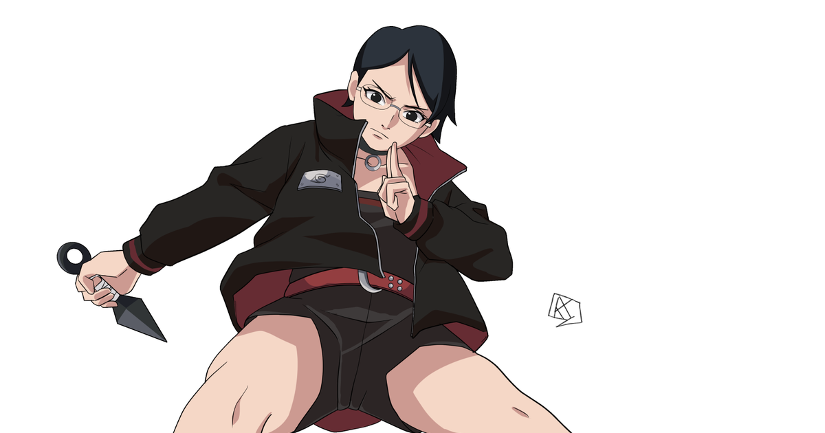 bikini, shorthair, Sarada Uchiha / Sarada time skip - Boruto/Naruto - pixiv