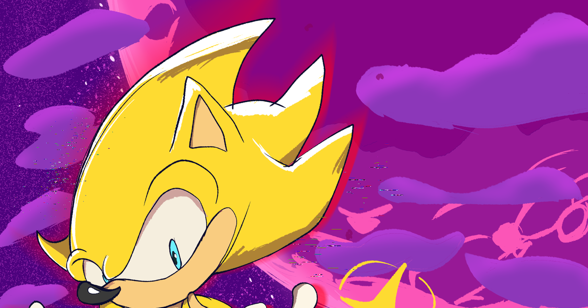 Super Sonic 2 (SS2) by matheusred456 -- Fur Affinity [dot] net